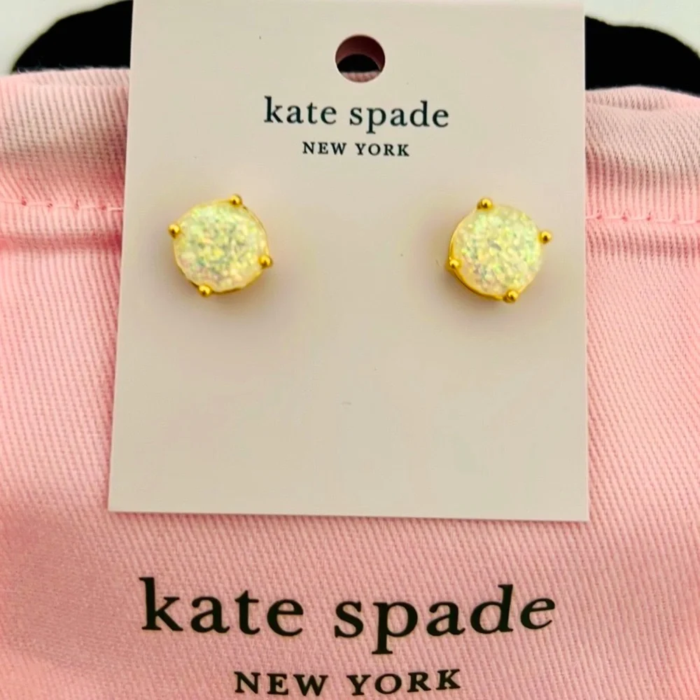 kate spade~Opal Glitter Studs / NWT / Host Pick - Picture 8 of 9